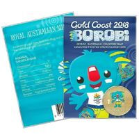 2018 $1 Gold Coast Commonwealth Games Borobi