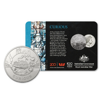 2018 20c Anzac Spirit - Curious Carded Coin