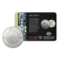 2018 20c Anzac Spirit - Decisive Carded Coin