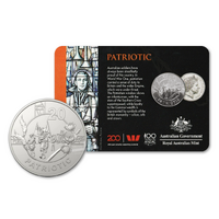 2018 20c Anzac Spirit - Patriotic Carded Coin