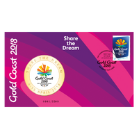 2018 Gold Coast XXI Commonwealth Games Medallion in PNC