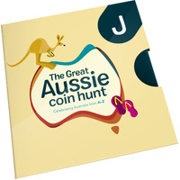 2019 $1 Great Australian Coin Hunt "J" - Individually Carded Coin