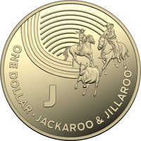 2019 $1 "J" Great Australian Coin Hunt