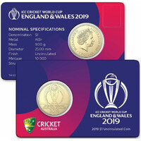 2019 $1 ICC Cricket World Cup England v Wales