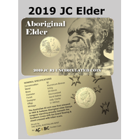 2019 $2 JC Elder Carded Coin