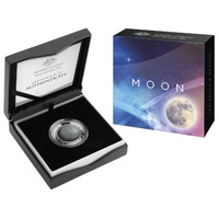 2019 Moon 1oz $5 Silver Coin 