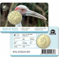 2020 $1 ANDA Brisbane - Brolga Privy Mark