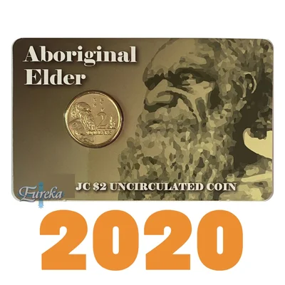 2020 $2 JC Elder Carded Coin