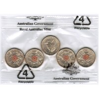 2020 $2 RAM BAG-5 COINS FIRE FIGHTER