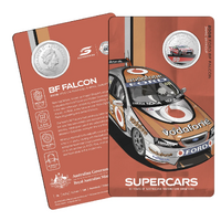 2020 50c 60 Years of Supercars - 2008 Ford BF Falcon Jamie Whincup