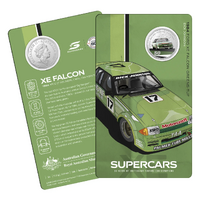 2020 50c 60 Years of Supercars - 1984 Ford XE Falcon Greens-Tuf Dick Johnson