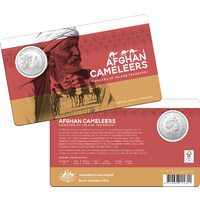 2020 50c Afghan Cameleers Uncirculated Coin