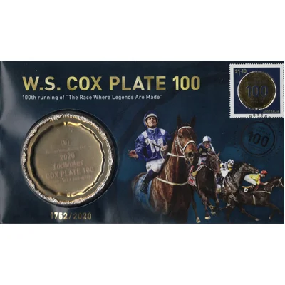 2020 100th Running of W.S. Cox Plate Medallion PMC