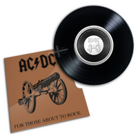 2021 20c AC/DC - For Those About to Rock (We Salute You) Carded Coin
