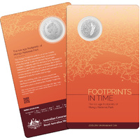 2021 20 cent Footprints in Time Uncirculated Coin