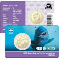 2022 $1 ANDA Sydney - Eastern Blue Groper Privy Mark