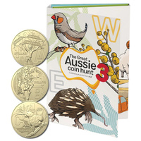 2022 $1 Great Australian Coin Hunt 3 - UNC Folder set