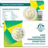 2022 $1 Australian Commonwealth Games Team