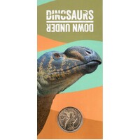2022 $1 Dinosaurs Down Under 'C' Canberra Counterstamp Muttaburrasaurus