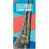 2022 $1 Dinosaurs Down Under 'C' Canberra Counterstamp Platypterygius