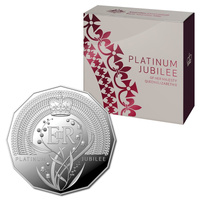 2022 Silver 50c - Platinum Jubilee of Her Majesty Queen Elizabeth II Silver Proof Coin
