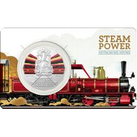 2022 50c Steam Power Train QLD A10 No.6 in Mint Card