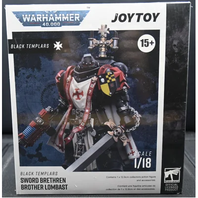 2022 Joytoy Warhammer 40,000 Black Templars Sword Brethren Brother Lombast