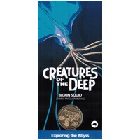 2023 $1 Creatures of the Deep Carded Coin- Bigfin Squid