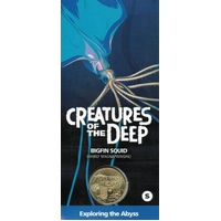 2023 $1 Creatures of the Deep Carded Coin- Bigfin Squid