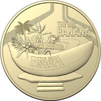 2023 $1 Aussie Big Things' - The Big Banana (Coffs Harbour, NSW) Coin