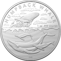 2023 $1 1oz  Australian Antarctic Territory – Humpback Whale