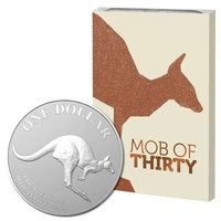 2023 1oz Mob of Thirty 30th Anniversary Kangaroo 'C' Mintmark Uncirculated