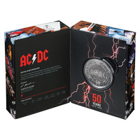 2023 50c AC/DC 50 Years 1973 - 2023