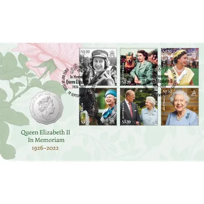 2023 50c Queen Elizabeth II - In Memoriam PNC