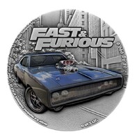 2023 Fast & Furious $5 2oz Silver Ultra High Relief Coin