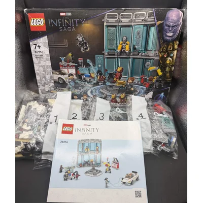 2023 LEGO Marvel Infinity Saga Iron Man Armoury (76216)