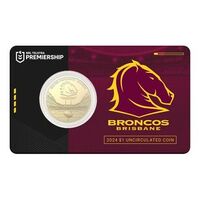 2024 $1 NRL Brisbane Broncos