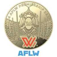 [COLOURED] AFLW - 2024 $1 AFL Coin