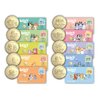 2024 $1 Bluey - 10 PNC Full Set