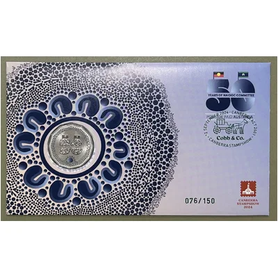 2024 50c - 50 Years of Naidoc Committee PNC (Canberra Stamp Show 12 Sep)
