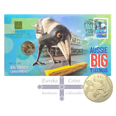 2024 $1 - Big Swoop PNC (Canberra Stamp Show)