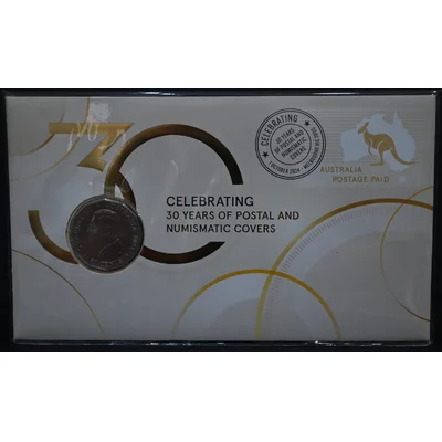 2024 30 Years of Postal & Numismatic Covers 50c PNC