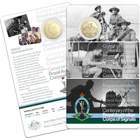 2025 $1 Royal Australian Corp of Signals Carded Coin