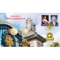 2025 $2 / $1 His Majesty King Charles III - ANDA Exclusive 2-coin PNC