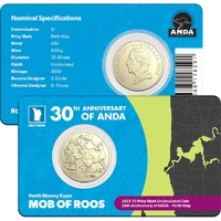 2025 $1 30th Anniversary of ANDA Perth Money Expo Carded Coin