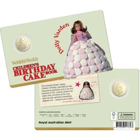 2025 $1 Birthday Cake Dolly Varden Coin in Card