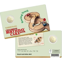 2025 $1 Birthday Cake Racing Track 2025 $1 Uncirculated Coin in Card
