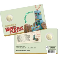 2025 $1 Birthday Cake Robert Robot Coin in Card