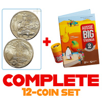 2025 Aussie Big Things 2 - $1 [COMPLETE] 12-Coin Folder Tube Set + Till Coins