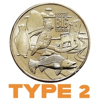 [TYPE 2] $1 Aussie Big Things 2 - single UNC Coin